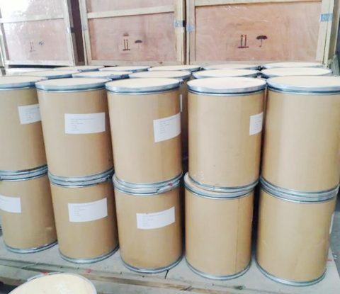 pine pollen powder in fiber drums